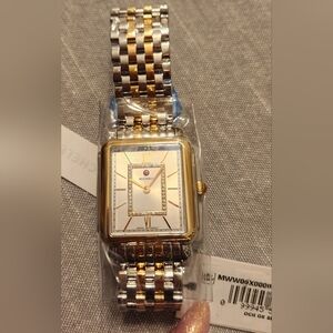 Gold and Silver Michele Watch